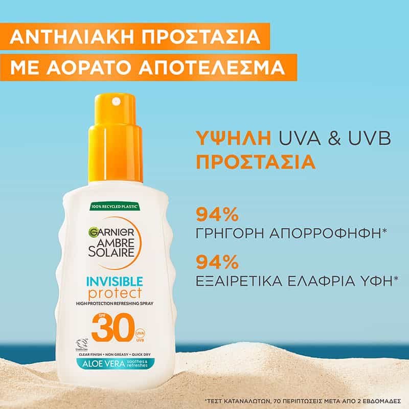 Αντηλιακό Spray Αντηλιακής Προστασίας SPF30